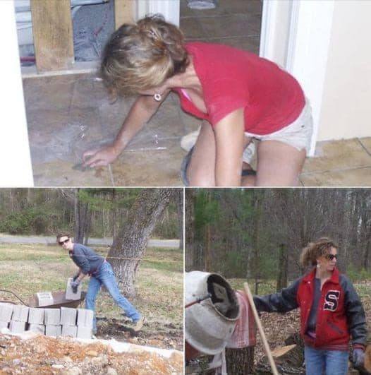 She fled home with her children after her husband frequently beat her